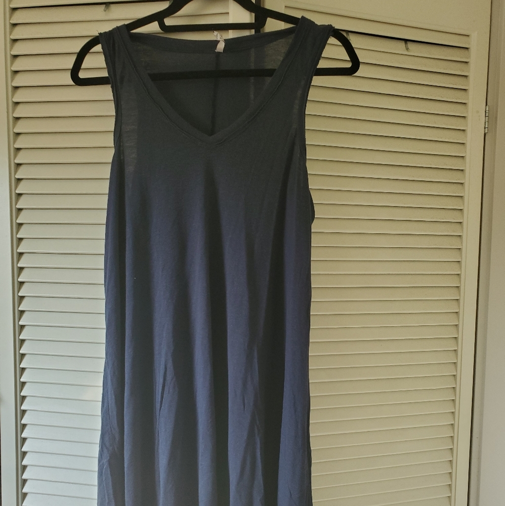 Lightweight Navy Jersey Dress